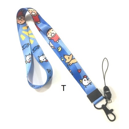 TABO SK   สายคล้องคอ สายคล้องบัตร ห้อยโทรศัพท์ ลาย TABO SK   น่ารัก มีก้ามปู มีห่วงเล็ก ถอดได้ ขนาดก