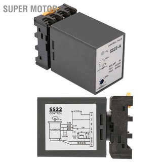 Super Motor อุปกรณ์ควบคุมความเร็วมอเตอร์ไฟฟ้า Ac 220V Ss-22 50 60Hz 90 1700RPM