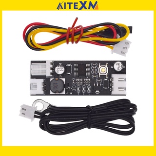 โมดูลควบคุมความเร็วพัดลม 12V 0.8A Dc Pwm 2-3 Ntc B 50K 3950 ลดเสียงรบกว