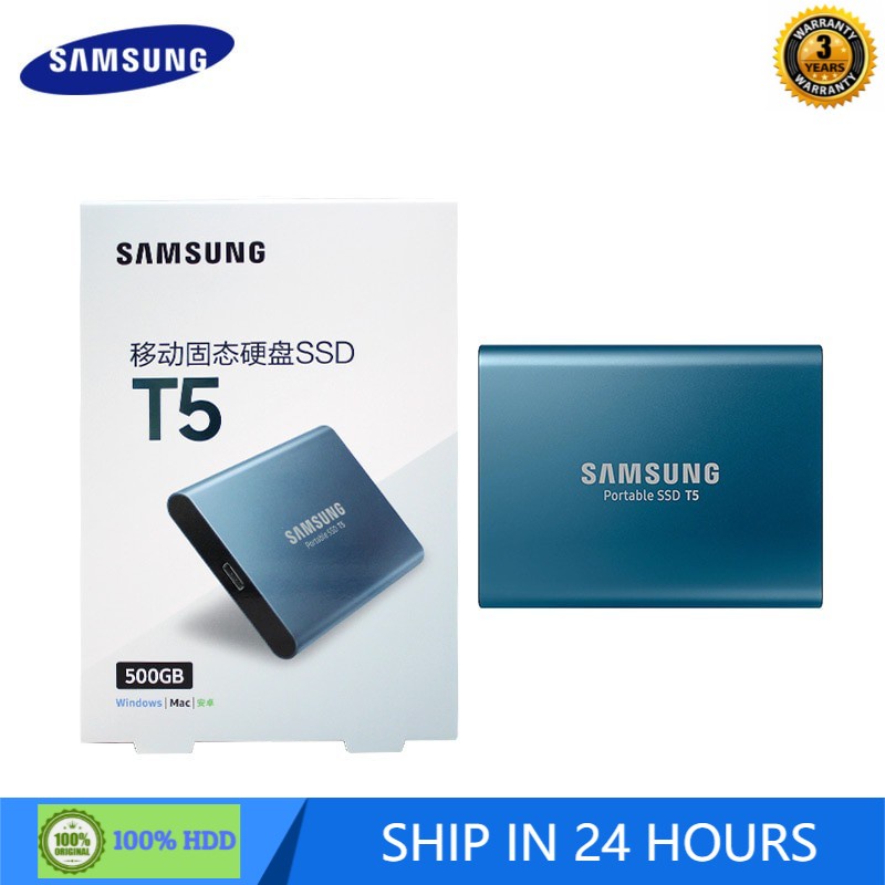 Brand new SAMSUNG External SSD T5 500GB 1TB Portable Solid State Disk High Speed Flash Hard Disk