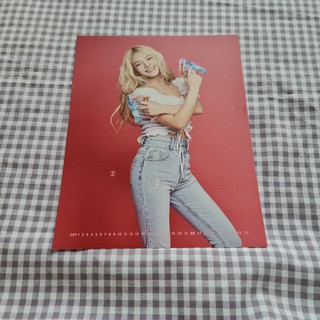 [พร้อมส่ง] โปสการ์ด ปฏิทินพับ ฮโยยอน Hyoyeon Girls Generation Oh!GG 2020 Seasons Greetings Mini Poster