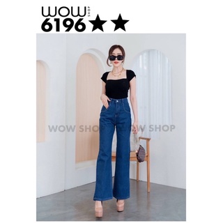 (2 stars)6196👖ขายาว ยีนส์ไม่ยืด ผ้าขัดฟอกลายริ้ว สีที่ขายดีสุดๆ มาในทรงกระบอกใหญ่ ใส่ยังไงก็สวย ดีงามไปหมดจริงๆ