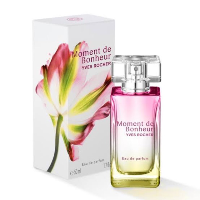 Yves Rocher Moment De Bonheur Eau de Parfume   50 ml. น้ำหอมแท้ พร้อมส่ง ส่งฟรี Kerry