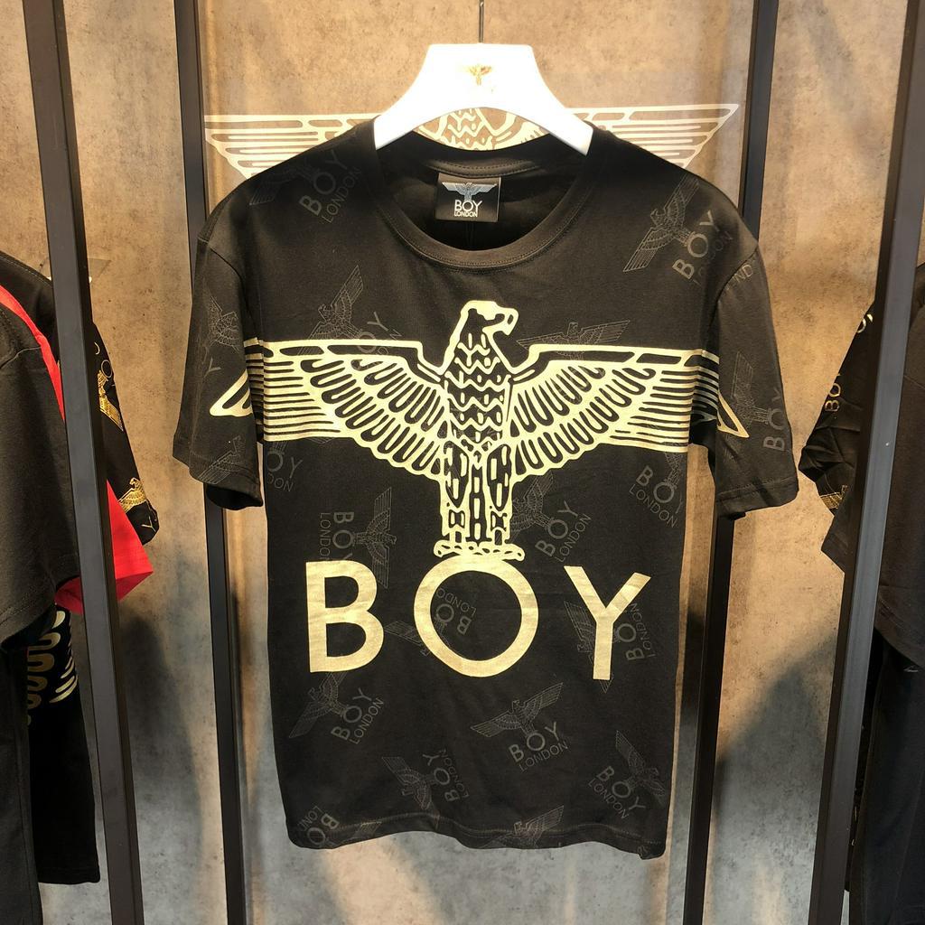 BOY LONDON Big Eagle Print Casual Loose Couple T-shirt Men's T-shirt Women's T-shirt