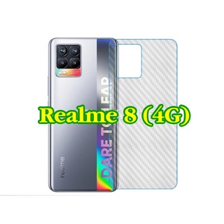 ฟิล์มRealme ส่งจากไทย มือถือ ฟิล์มRealme 8 4G กันรอย เคฟล่าใสกันรอยหลังเครื่อง ฟิล์มหลัง