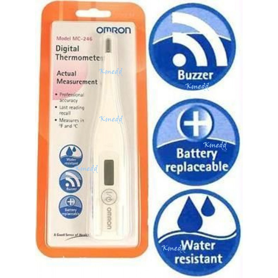 (สินค้าของแท้ จากศูนย์ Omron) ปรอทวัดไข้แบบดิจิตอล ออมรอน ที่วัดไข้ Omron MC-246