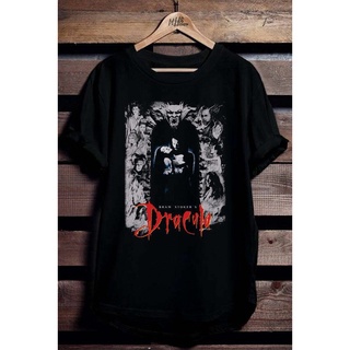 พร้อมส่ง เสื้อยืดแขนสั้น คอกลม ผ้าฝ้าย 100% พิมพ์ลาย Bram Stokers Dracula หลายสี แฟชั่นฤดูร้อน สําหรับผู้ชาย