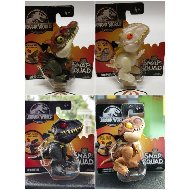 Jurassic World Snap Squad Miniature Dinosaur Wave 1-6 uYsD