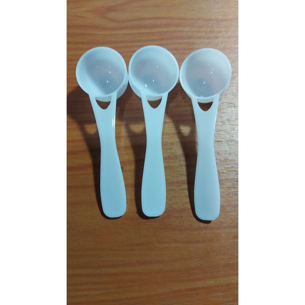 🔥🔥ช้อนตักนมผง ช้อนคอลลาเจน ช้อนตักอาหารเสริมขนาด 5 กรัม 10 cc.พลาสติกPP เกรดA***ราคานี้คือ 1 แพ็ค มี