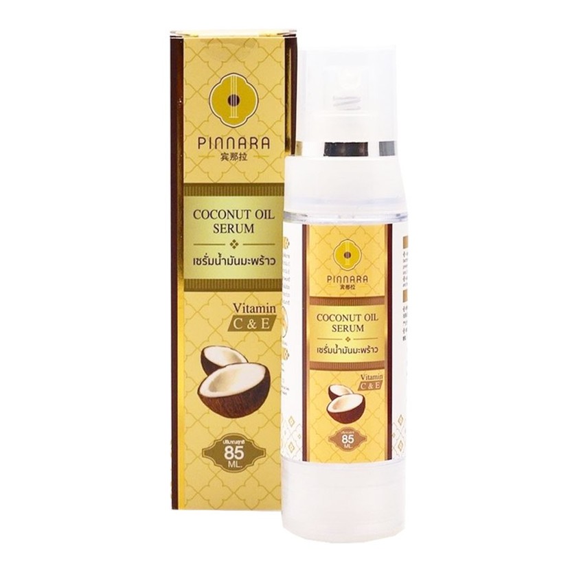 Pinnara Coconut Oil Serum พิณนาราเซรั่มน้ำมันมะพร้าวสะกัดเย็น (85 ml. x