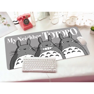 TOTORO G แผ่นรอง คีย์บอร์ด รองคีย์บอร์ด ลาย TOTORO G สีสวย นุ่มมือ ขนาด 30 x 70 cm แผ่นหนานุ่ม มียางกันลื่นด้านใต้ MNN