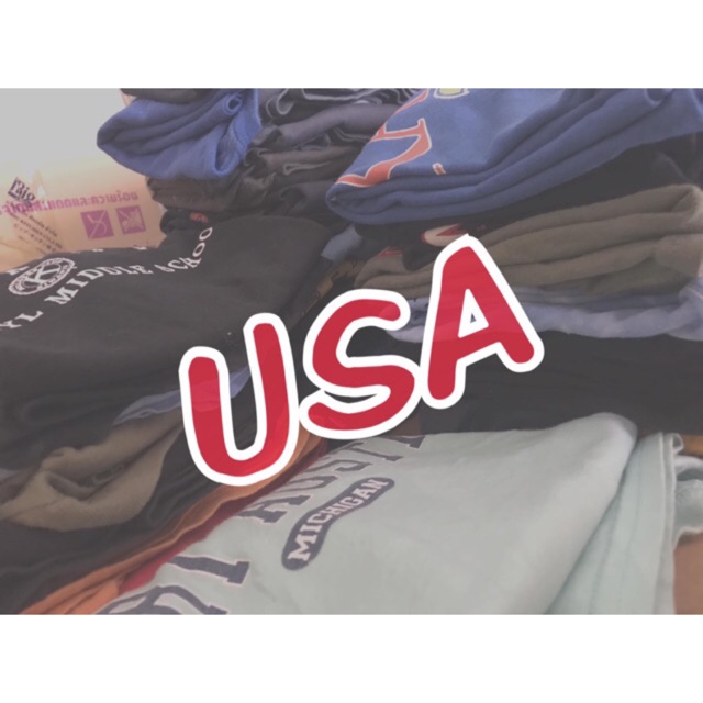 เสื้อUSA เสื้อยืด มือสอง จัดไปเน้นๆ งานคัดเกรด (ขายปลีก/ขายส่ง)