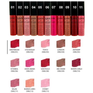 NYX Soft Matte Lip Cream ลิปสติกเนื้อครีม งานเกรดจ้า