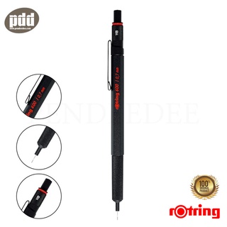 Rotring 600 series ดินสอกดรอตริง 600 ขนาด 0.7 มม. สีดำ สีเงิน – Rotring 600 Mechanical Pencil 0.7 mm