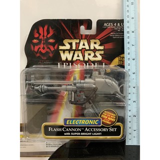 Star Wars Episode I Flash Cannon Accessory Set with Super-Bright Light แท้ มือ 1