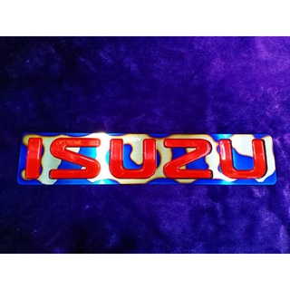 ชุดครอบโลโก้ isuzu พร้อมโลโก้แดงตรงรุ่น isuzu ใส่ได้ปี 12 ถึงปี 19