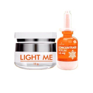 เซตหน้า ครีม+เซรั่ม ไลท์มี LIGHT ME