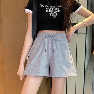 🚀พร้อมส่ง🚀ราคาถูกที่สุด💫M-3XL✨กางเกงขาสั้นผู้หญิง สไตส์เกาหลี ผ้านิ่มใส่สบาย กางเกงวอร์ม(ไม่มีกระเป๋า)