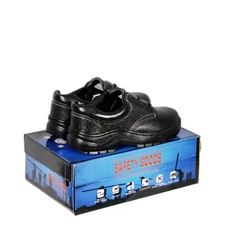 รองเท้าเซฟตี้ SAFETY GOODS รุ่น #001 รองเท้าหัวเหล็ก พื้นเสริมแผ่นเหล็ก safety shoes