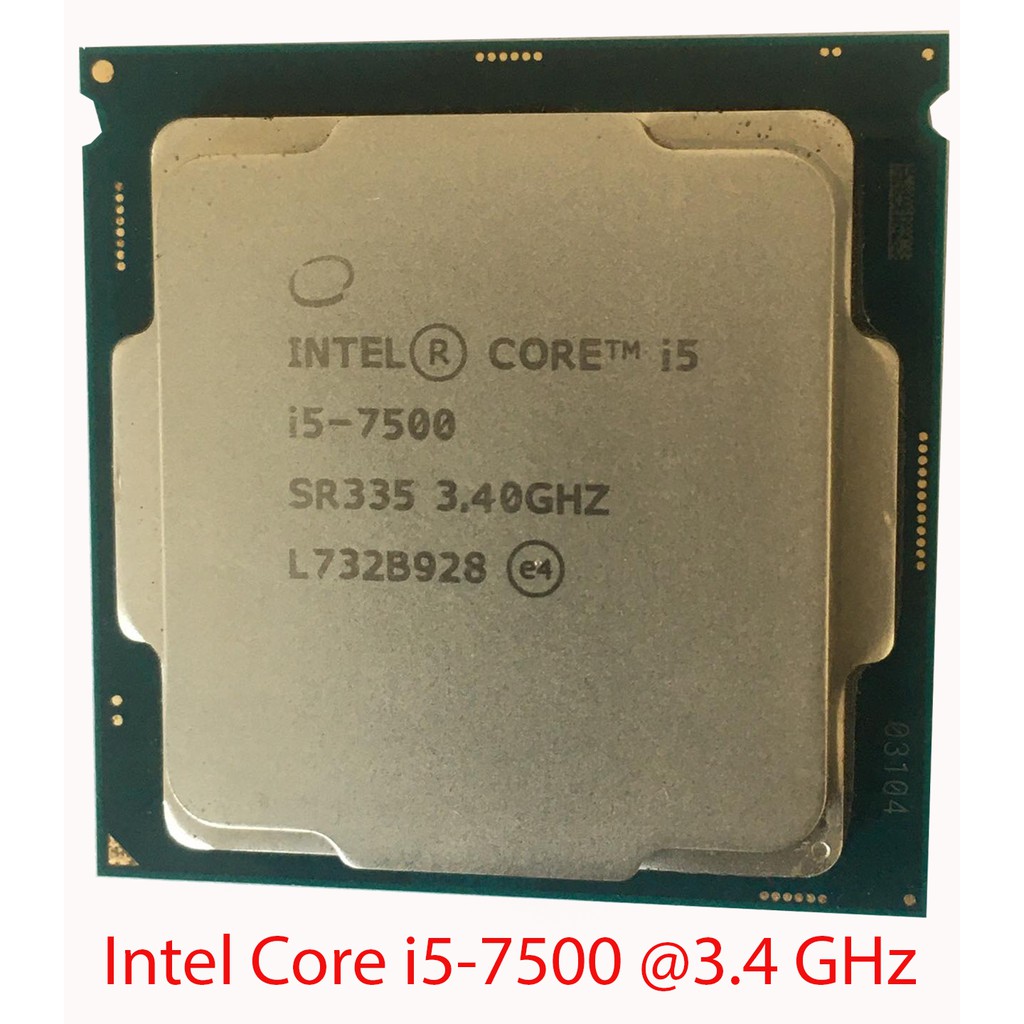 Intel Core i5-7500 @ 3.4GHz มือสองสภาพนางฟ้า ประกัน 1 เดือน