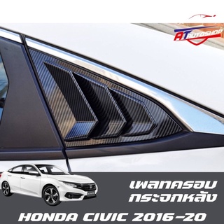 เพลทครอบกระจกหลัง(Honda Civic FC 2014-2020)