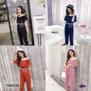 TW9390

Set เสื้อปาดไหล่ + กางเกงขายาว + สายผูกเอว