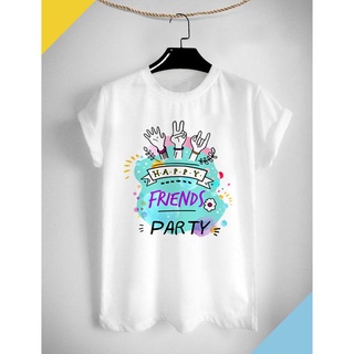 เสื้อยืดสกรีนลาย เพื่อนกัน  Happy Friend Party