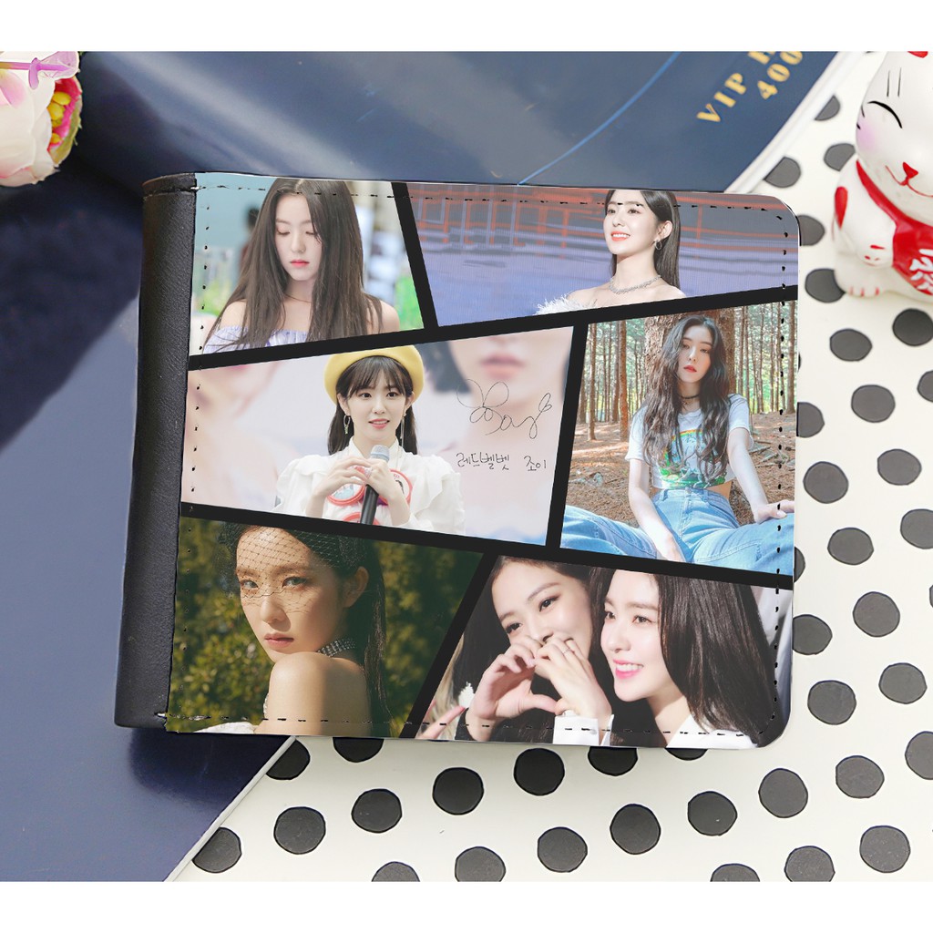 กระเป๋าสตางค์หนังผู้ชาย IRENE RED VELVET แฟชั่น