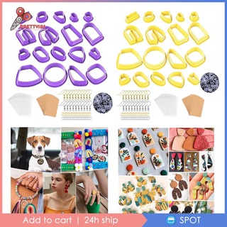 Plastic Polymer Clay Cutters Earring Jewelry Making Supplies Shapes