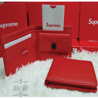 เป๋าตังค์ supreme พร้อมกล่อง (แบบพับ)