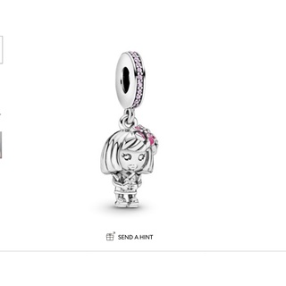 [พร้อมส่ง] Pandora Charm Chinese Flower Girl Dangle Charm