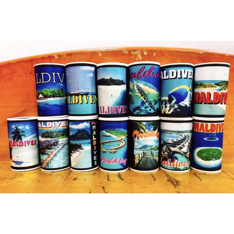 ปลอกเบียร์ขวดเล็ก รักษาอุณหภูมิ ลายสถานที่ท่องเที่ยว Beer bottle cooler. Stubby Holder