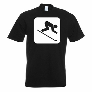 เสื้อแขนสั้น พิมพ์ลาย Runway Downhill Pictograms แฟชั่นสําหรับผู้ชายS-5XL