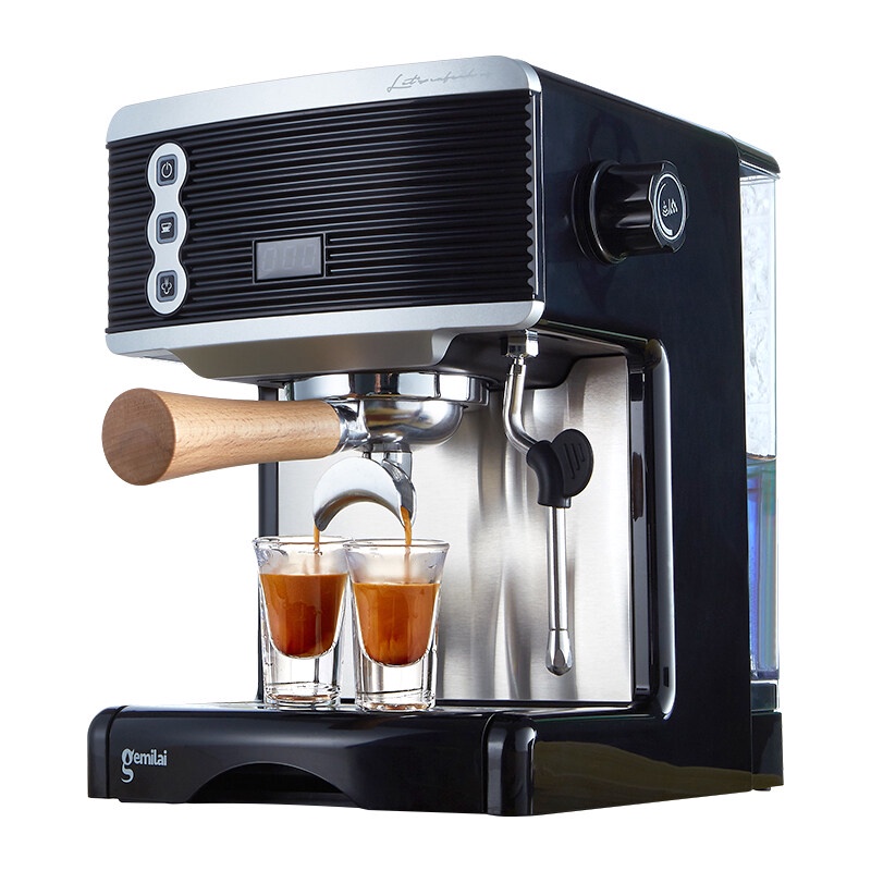 เครื่องชงกาแฟ  ชงกาแฟเอสเพรสโซ การทำโฟมนมแฟนซี ชงกาแฟกึ่งอัตโนมัติ 1450W