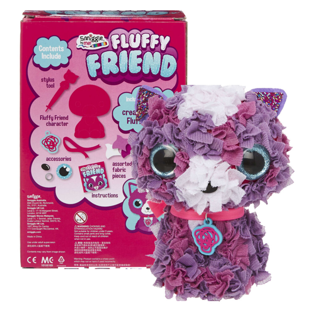 SMJ013 ชุดตกแต่ง ตุ๊กตายัดผ้า smiggle Diy Fluffy Friend Kit