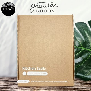 เครื่องชั่งอาหารดิจิตอล Greater Goods® Digital Food Kitchen Scale, Multifunction Scale Measures in Grams and Ounces, Ash