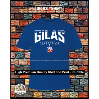 เสื้อผู้ชายเท่ - 2022 เสื้อยืดอินเทรนด์ Gilas Pilipinas Tshirt บาสเกตบอล