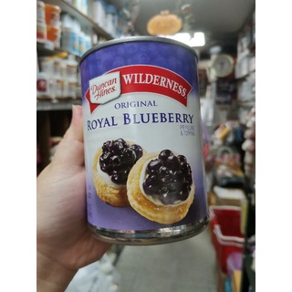 WILDERNESS ROYAL BLUEBERRY / PREMIUM STRAWBERRY Topping &amp; Pie Filling ไส้ผลไม้กวนตรา Duncan Hines 595 กรัม