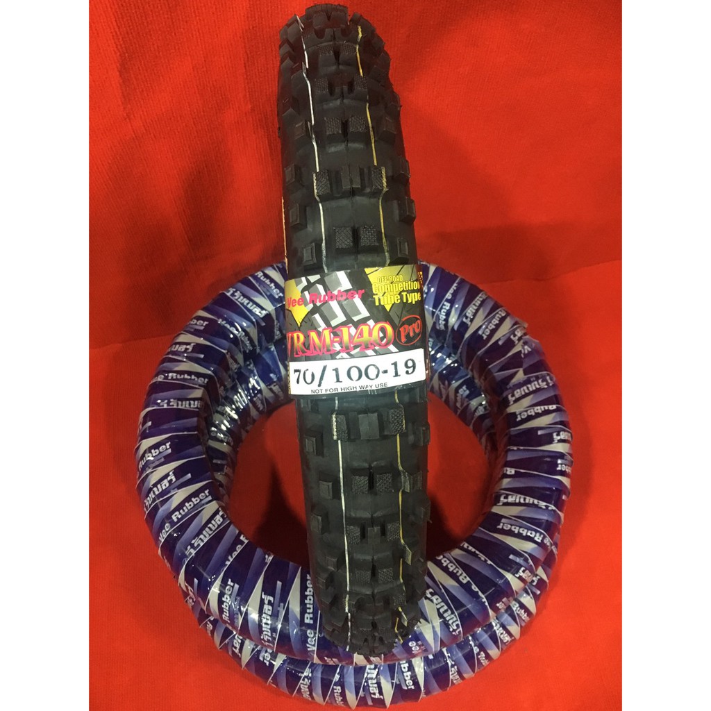 70/100-19 ยี่ห้อVEE RUBBER Vrm-140 ยางเอ็นดูโร่ ยาง Motocross ยางวิบาก