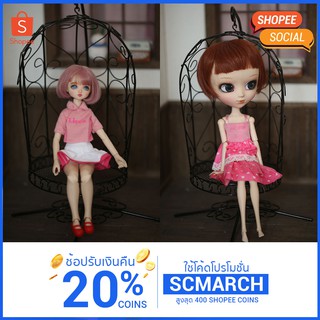 🌸พร้อมส่ง🌸ชิงช้าตะกร้า ตุ๊กตา BJD Barbie Blythe 1/6 ชิงช้า บาร์บี้