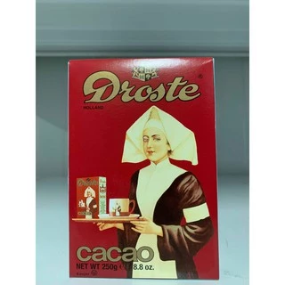 โดรสเต้โกโก้พาวเดอร์ โกโก้แท้ 100% โกโก้นางพยาบาล - Droste glutenfree cocoa powder for chocolate drink and pastry, 250g