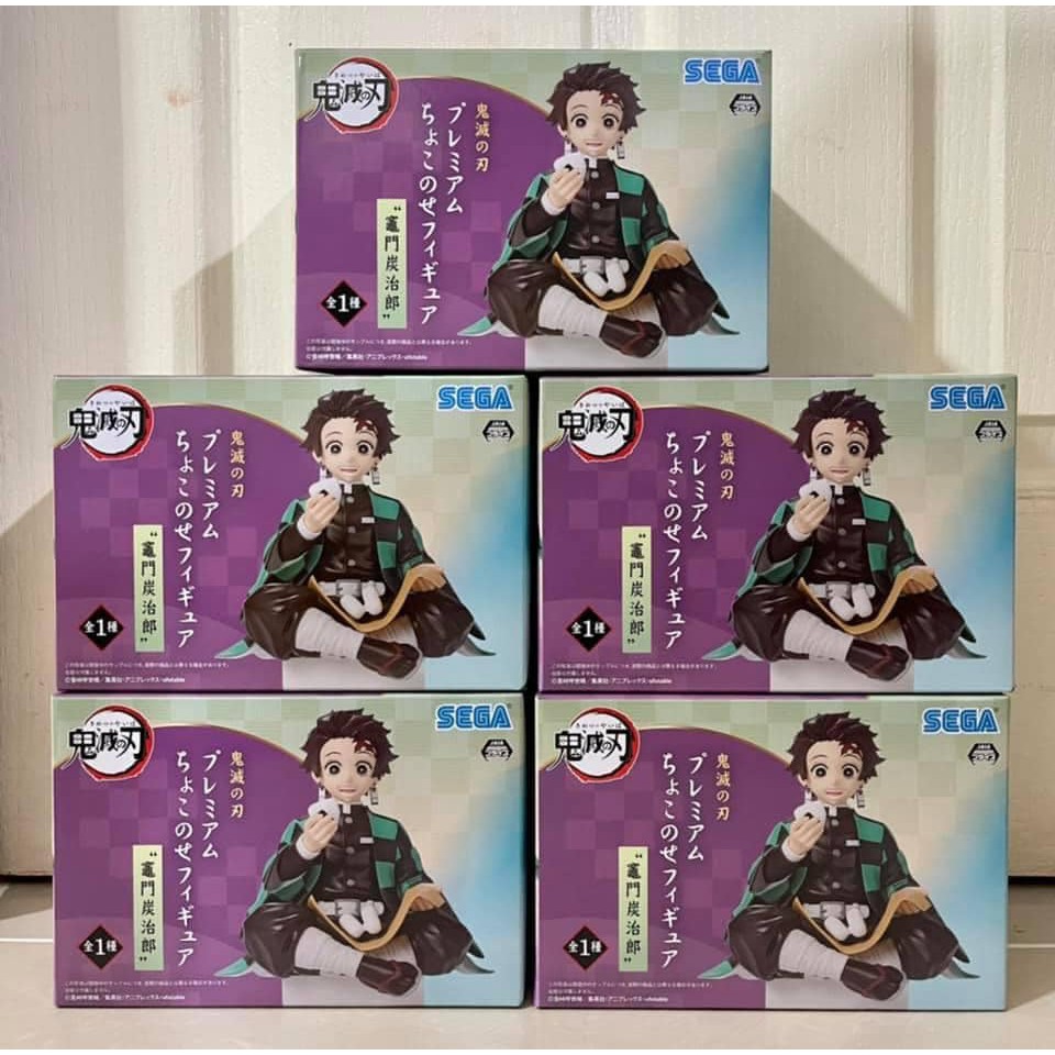 (ของแท้) ทันจิโร่ กินข้าวปั้น ดาบพิฆาตอสูร Kimetsu no Yaiba Chokonose Premium Figure - Tanjiro Kamado