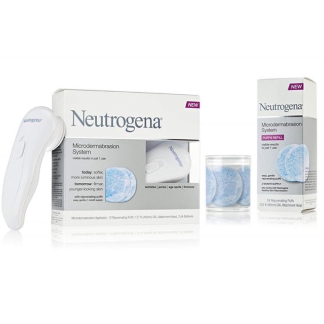 ‼️พร้อมส่ง‼️ นำเข้าจากอเมริกาของแท้💯🇺🇸Neutrogena Microdermabrasion System หรือ เครื่องกรอผิวหน้าด้วย