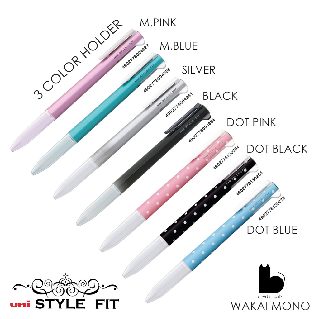 ปลอกปากกา UNi STYLE FIT แบบ 3 ไส้