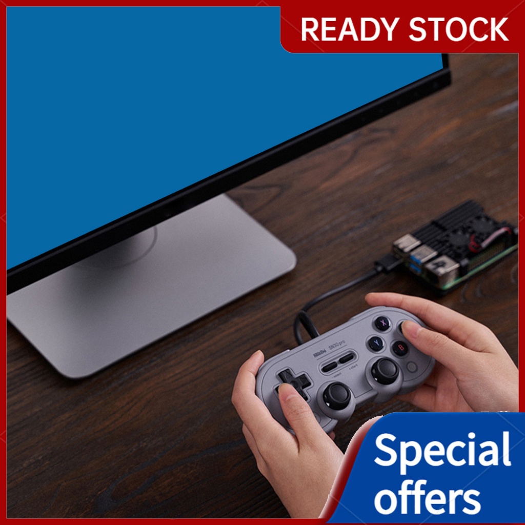 Hz01 8 8bit Game Controller Usb Wired Computer PC Gamepad With