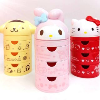 ลิ้นชักเก็บของ Sanrio แบบ 3 ชั้น