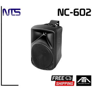 NTS NC-602 ตู้ลําโพง 2 ทาง 6 นิ้ว พร้อมขาแขวน nts nc602 100 Watts.เหมาะสำหรับติดตั้งในห้องเรียน ห้องประชุม ร้านอาหาร