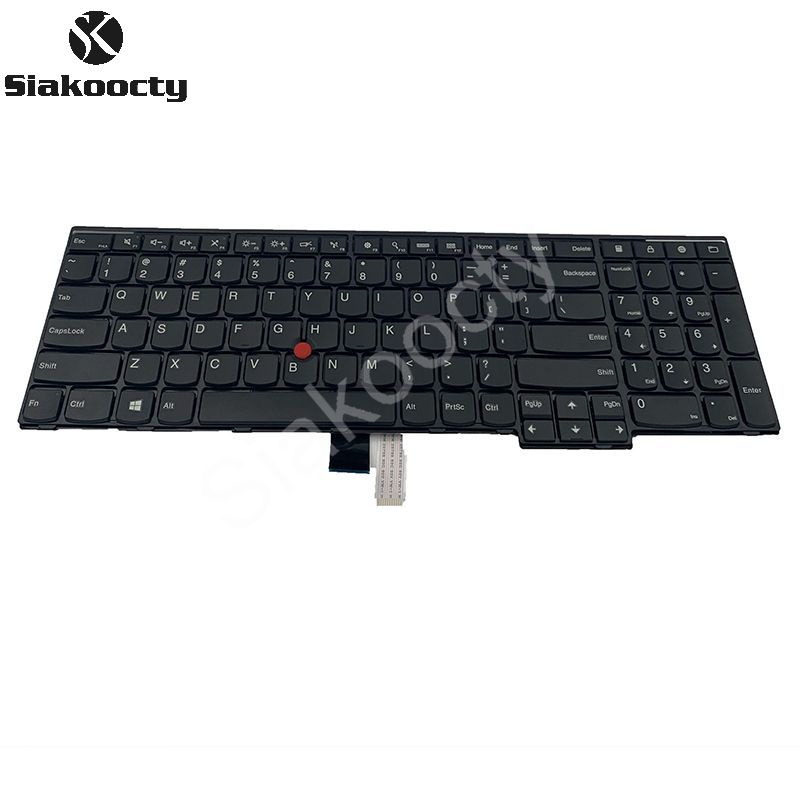 Siakoocty ใหม่สําหรับ IBM Lenovo E531 L540 W540 T540 T540P E540 W550 W541 P50S L570 คีย์บอร์ด