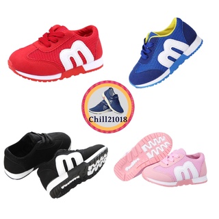 (ch1009k)M , รองเท้าผ้าใบแฟชั่นของเด็ก แบบผูกเชือก  มี 4 สี size21-30 , Baby shoes , รองเท้าเด็ก