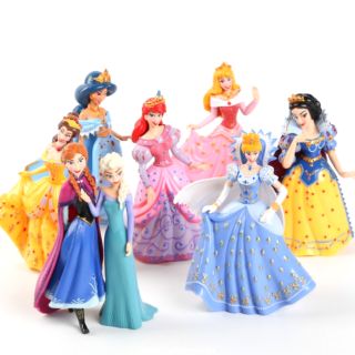 โมเดล ฟิกเกอร์ 8ชิ้น/set รวม เจ้าหญิงดิสนีย์ &gt;&gt; Disney princess figure model